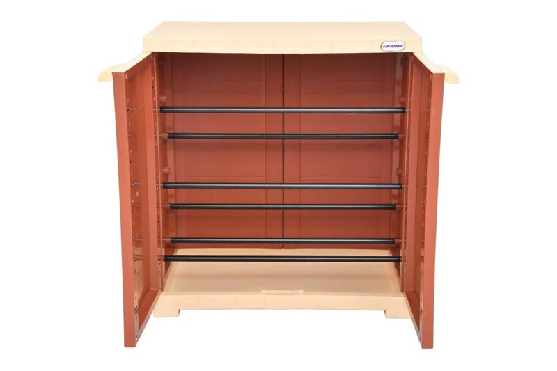 Prima Delta 1 Plastic Cabinet for Shoe Storage Space Organizer Shoe Rack for Living Room Home Office - Image 4