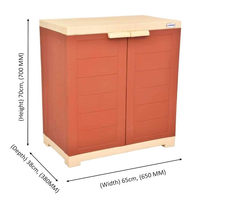 Prima Delta 1 Plastic Cabinet for Shoe Storage Space Organizer Shoe Rack for Living Room Home Office - Image 2