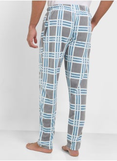Seventy Five Micro Fleece Checked Pants  - Image 3