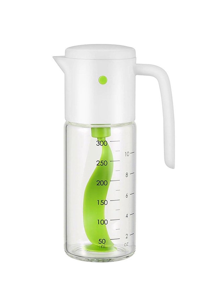 SYOSI - Salad Dressing Mixer Bottle,300ml/10fl oz  Effortless Salad Dressing Shaker Vinaigrette Bottle and Versatile Mixing Container for Salad Dressings, Juices, and Ketchup Storage - Image 1