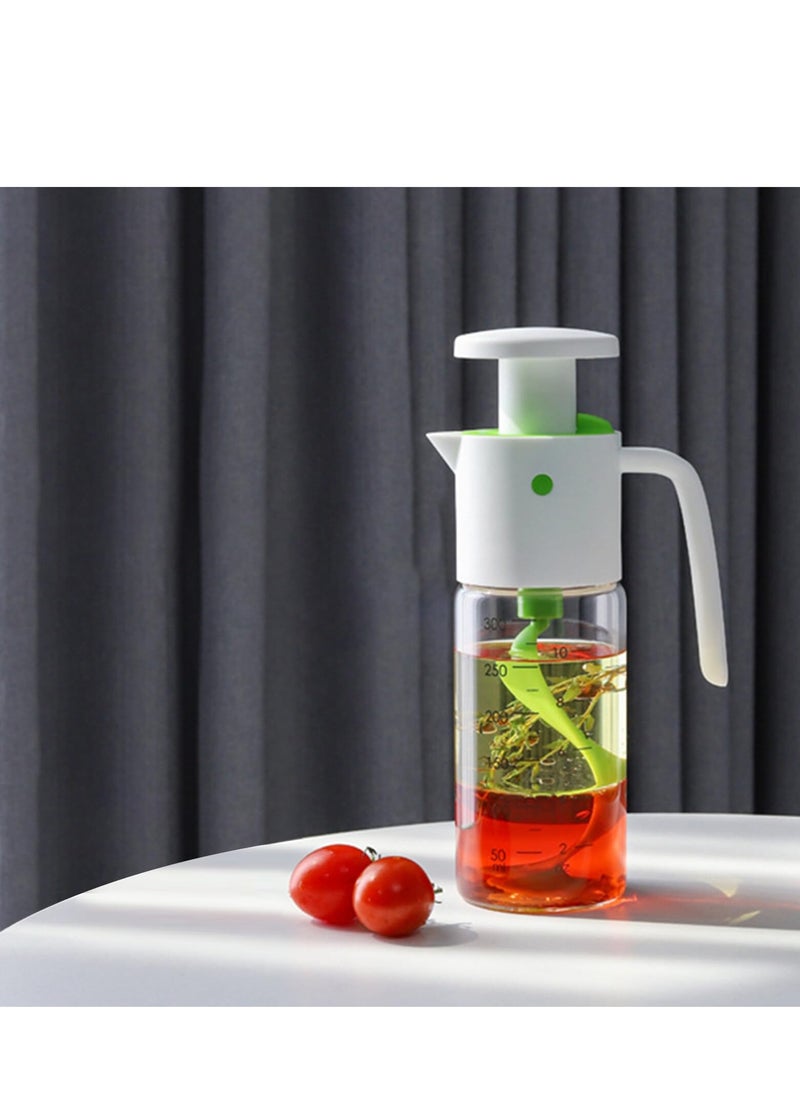 SYOSI - Salad Dressing Mixer Bottle,300ml/10fl oz  Effortless Salad Dressing Shaker Vinaigrette Bottle and Versatile Mixing Container for Salad Dressings, Juices, and Ketchup Storage - Image 1