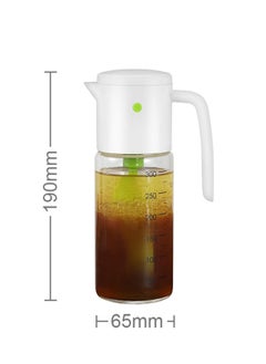 Salad Dressing Mixer Bottle,300ml/10fl oz  Effortless Salad Dressing Shaker Vinaigrette Bottle and Versatile Mixing Container for Salad Dressings, Juices, and Ketchup Storage