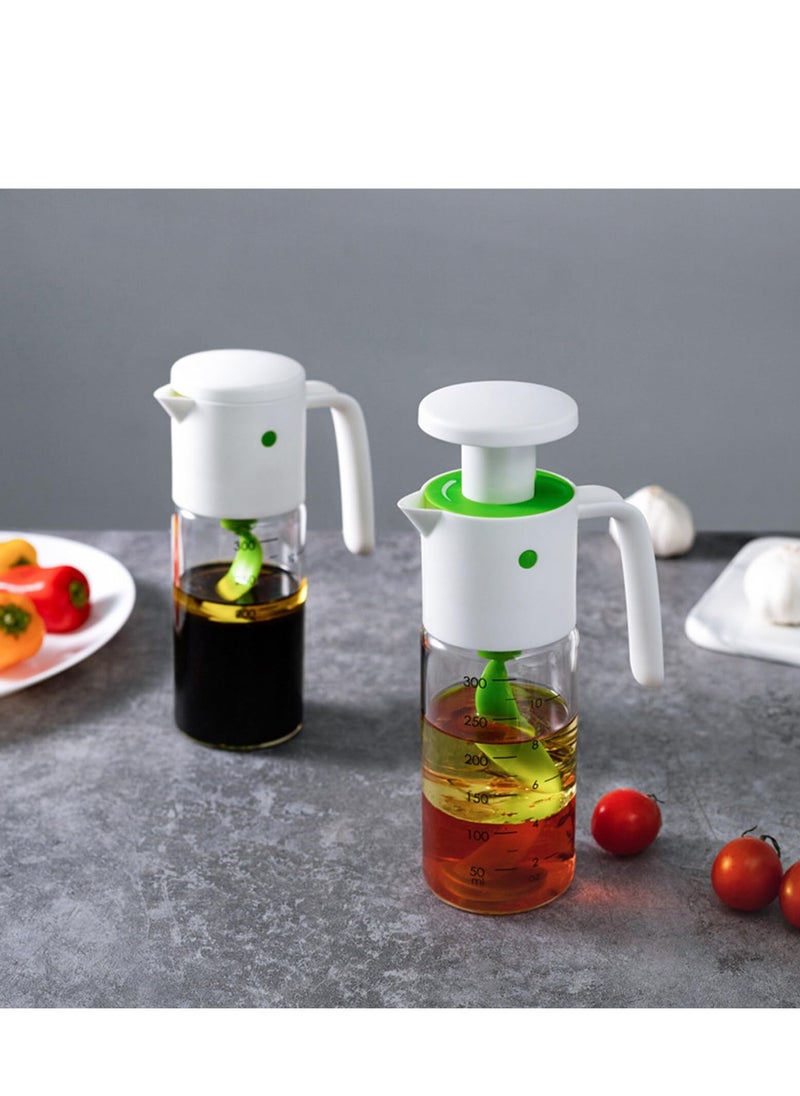 SYOSI - Salad Dressing Mixer Bottle,300ml/10fl oz  Effortless Salad Dressing Shaker Vinaigrette Bottle and Versatile Mixing Container for Salad Dressings, Juices, and Ketchup Storage - Image 1