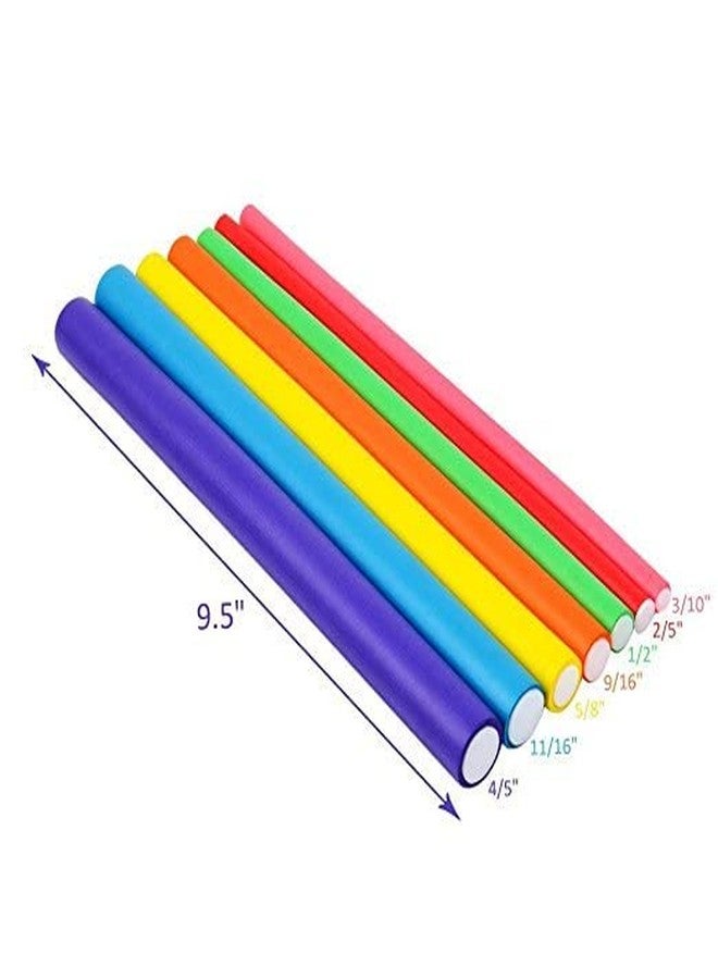 SISTER 42-pack Twist-Flex Hair Curler Roller Set, Flexible Bendy Foam Hair Curling Rollers Rods, Heat-Free - Image 4