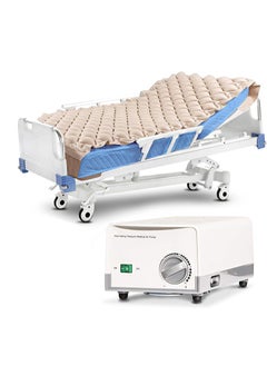 Aikanbo Premium Alternating Air Pressure Mattress Pad for Medical or Standard Bed - Sore and Ulcer Relief Includes Ultra Quiet Pump Topper Fits Size Hospital  - Image 1