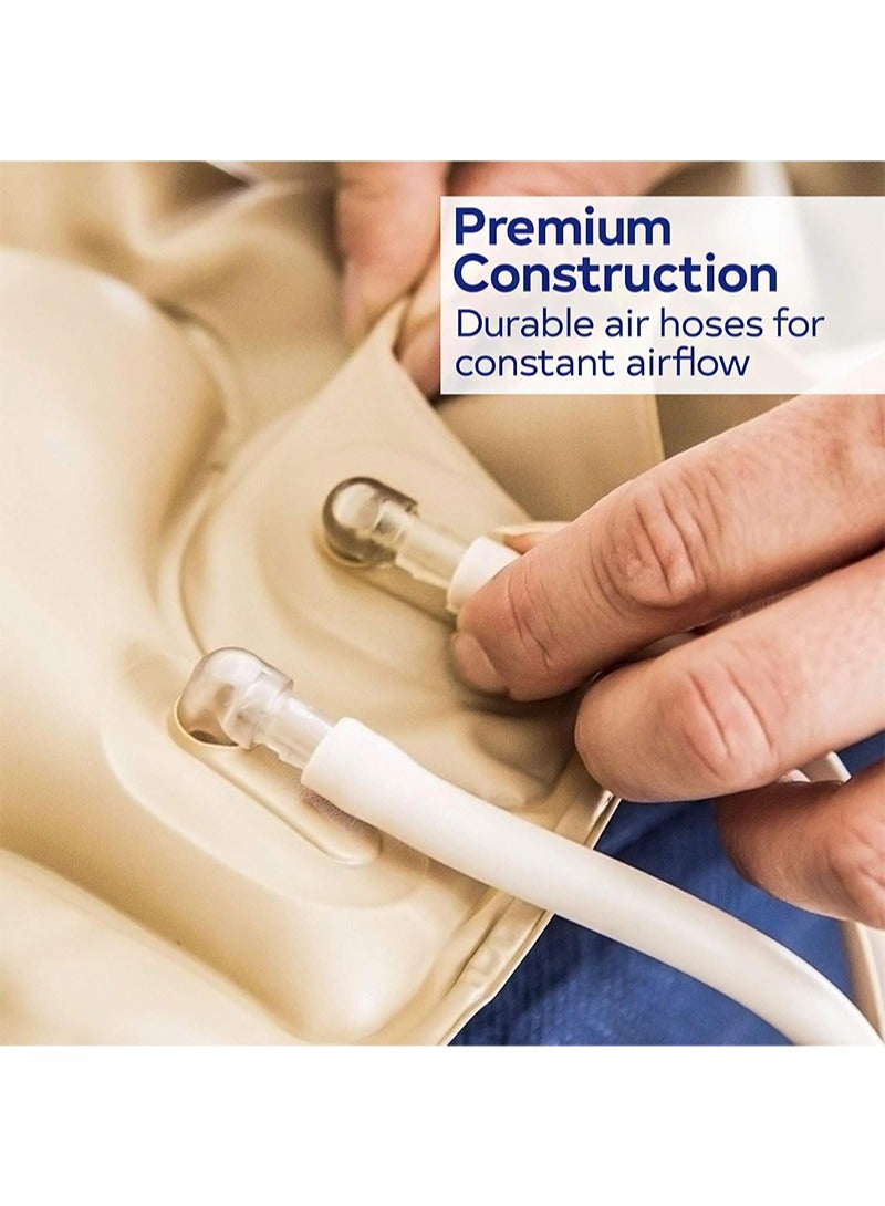 Aikanbo Premium Alternating Air Pressure Mattress Pad for Medical or Standard Bed - Sore and Ulcer Relief Includes Ultra Quiet Pump Topper Fits Size Hospital  - Image 5