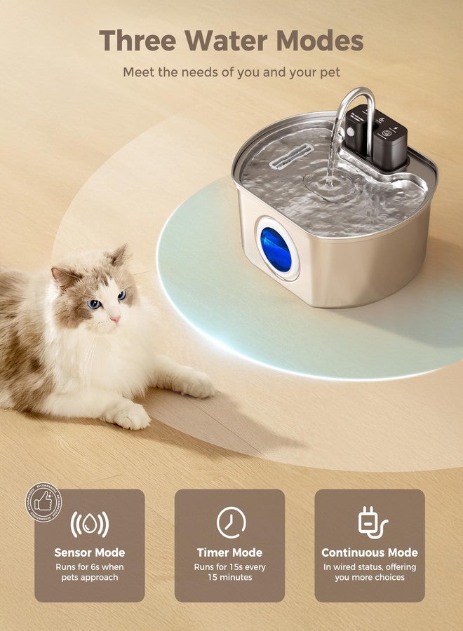 Neareal Cat Fountain Replacement Water Pump for 108oz/3.2L Wireless Pet Water Fountain Dog Water Dispenser - Image 3