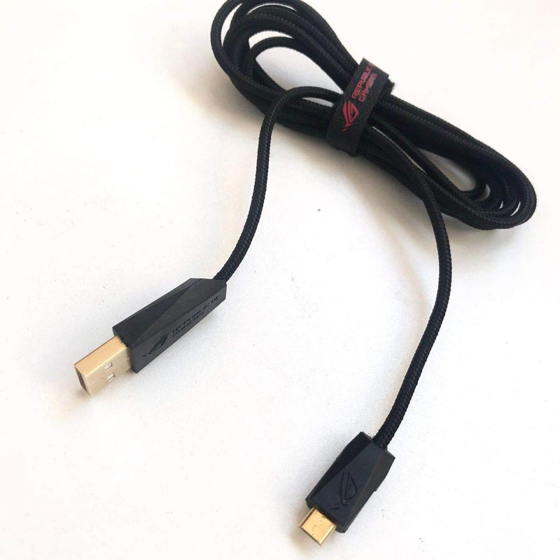LZYDD كابل شحن USB من LZYDD لفأرة الألعاب الضوئية اللاسلكية ASUS ROG Gladius II - Image 2