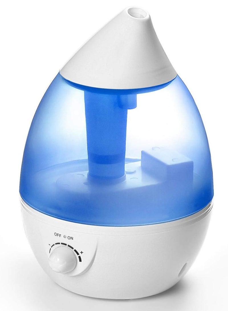 Refreshing Mist Humidifier for Bedroom, 2.6L Ultrasonic Humidifier, Premium Humidifier Quiet Operation and Auto Shut Off Green Pink White Blue  - Image 3