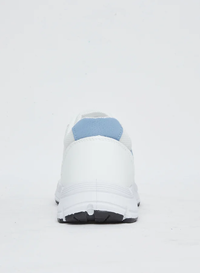 Take Two Take Two Textured Color Block Lace Up Sneakers