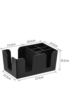 Bincoo Coffee Countertop Tissue Straw Box Multifunctional Cup Spoon and Fork Storage Box  - Image 3