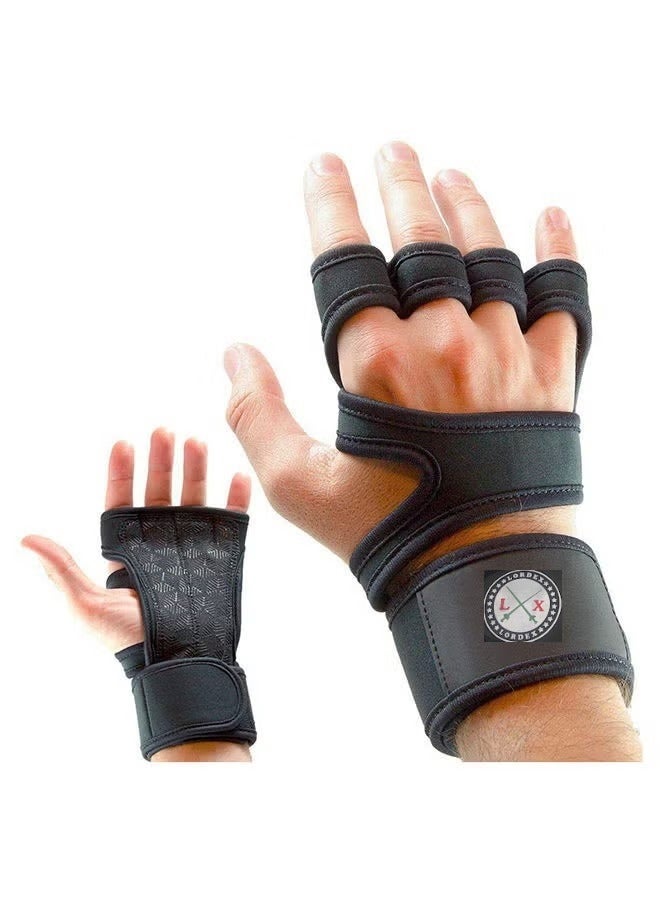 Generic Cross Training Gloves for Men & Women – Breathable Weightlifting Gloves with Wrist Support, Anti-Slip Palm Grip & Full Hand Protection – Ideal for Gym, Workout, Pull-Ups, CrossFit, Powerlifting & Fitness Size (XL)  - Image 1