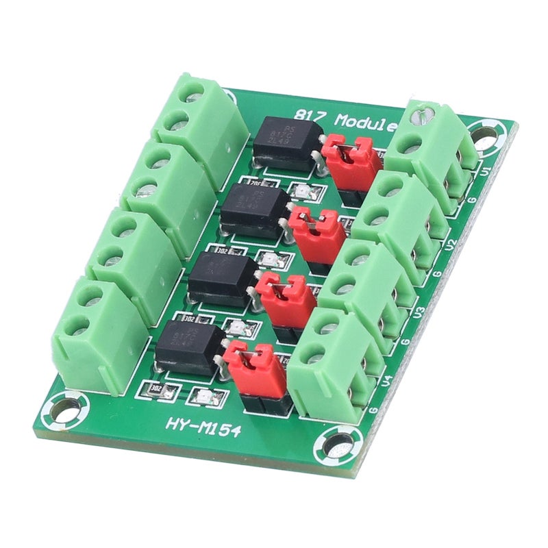 Optocoupler Isolation Module: 4-Channel Independent 817 Onboard, Strong Anti-Interference - High Voltage Driver Module for Industrial Control, Electronic Prototyping - Image 4
