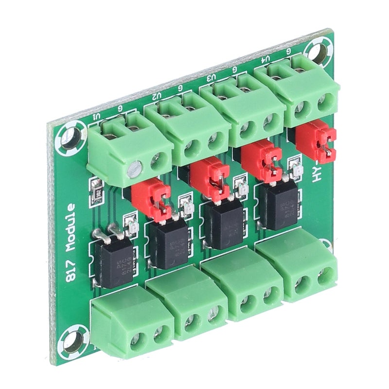 Optocoupler Isolation Module: 4-Channel Independent 817 Onboard, Strong Anti-Interference - High Voltage Driver Module for Industrial Control, Electronic Prototyping - Image 3