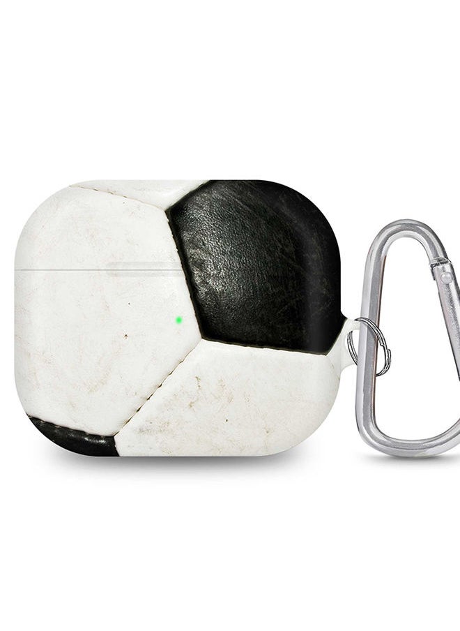 Stylizedd StylePods Case for Airpods 3rd Gen Case With Anti-Lost Keychain - Football (Soccer Ball)  - Image 1