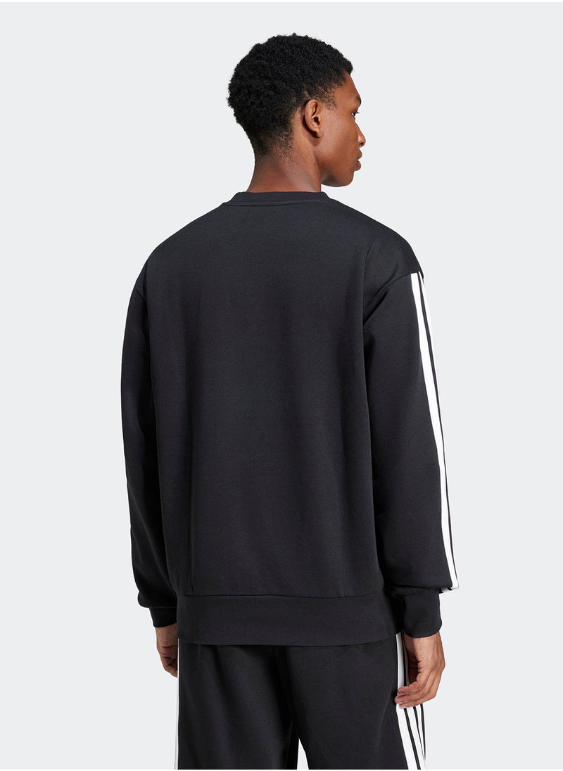 Adidas - Essentials 3 Stripes Fleece Sweatshirt - Image 1