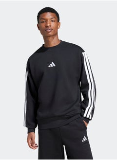 Adidas Essentials 3 Stripes Fleece Sweatshirt  - Image 1