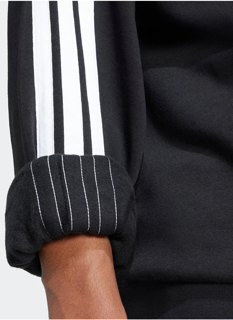 اديداس Essentials 3 Stripes Fleece Sweatshirt