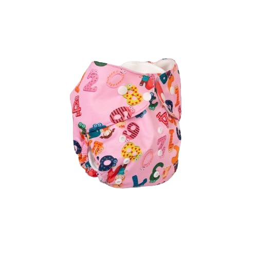 Mee Mee Reusable Baby Cloth Diaper, Double Leak Guard, High Absorption, Quick Dry, Stain-Proof Comfort & Protection, 3m+, Adjustable Waist & Height with snap Buttons, Absorbent Insert - Image 1