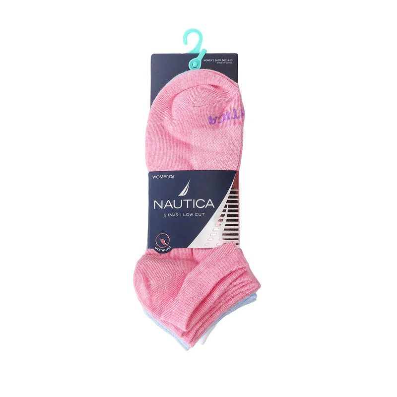 NAUTICA Nautica Women's 6 Pairs Low Cut Socks