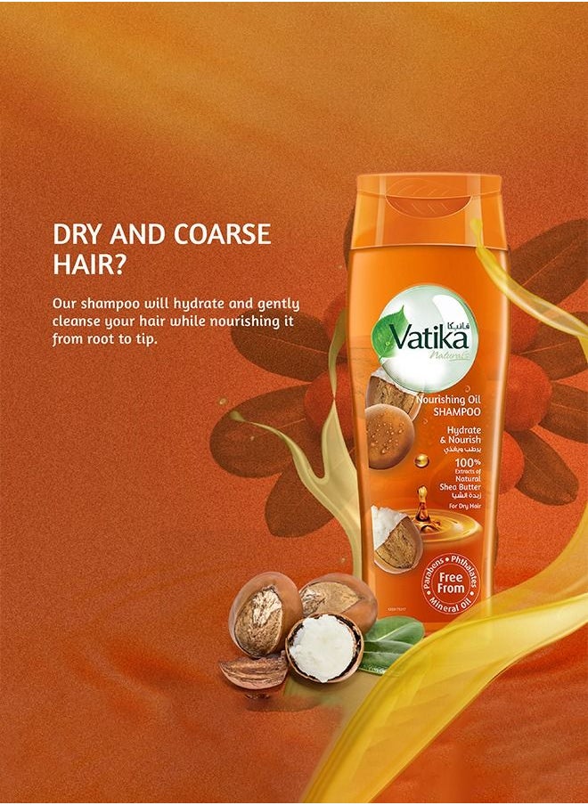 Vatika Naturals - Vatika Naturals Nourishing Oil Shampoo | Natural & Herbal | Enriched with Shea Butter | Revitalizes & Protects - 425 ml - Image 1