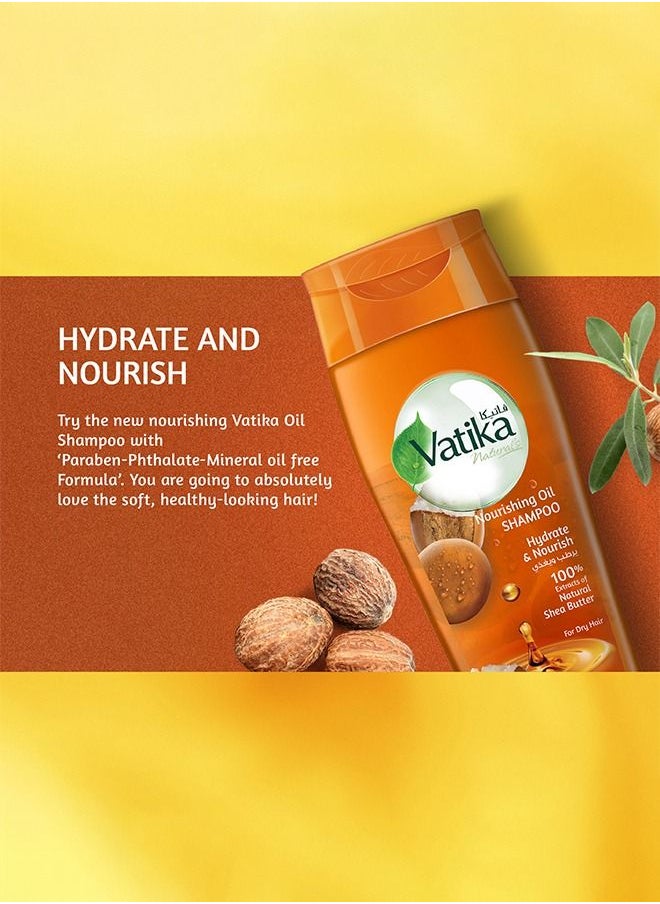 Vatika Naturals - Vatika Naturals Nourishing Oil Shampoo | Natural & Herbal | Enriched with Shea Butter | Revitalizes & Protects - 425 ml - Image 1