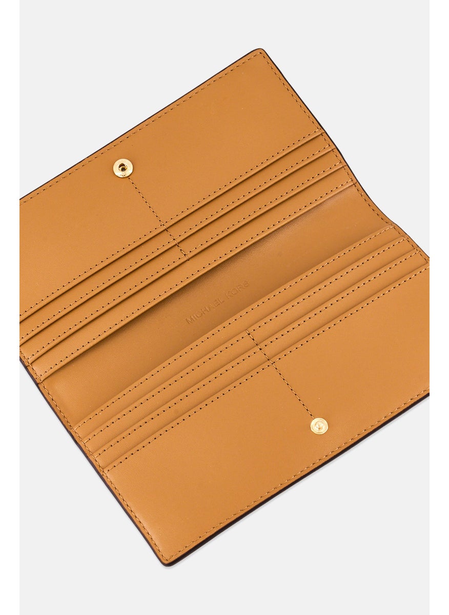 Michael Kors Women Brand Logo Wallet, Brown  - Image 3
