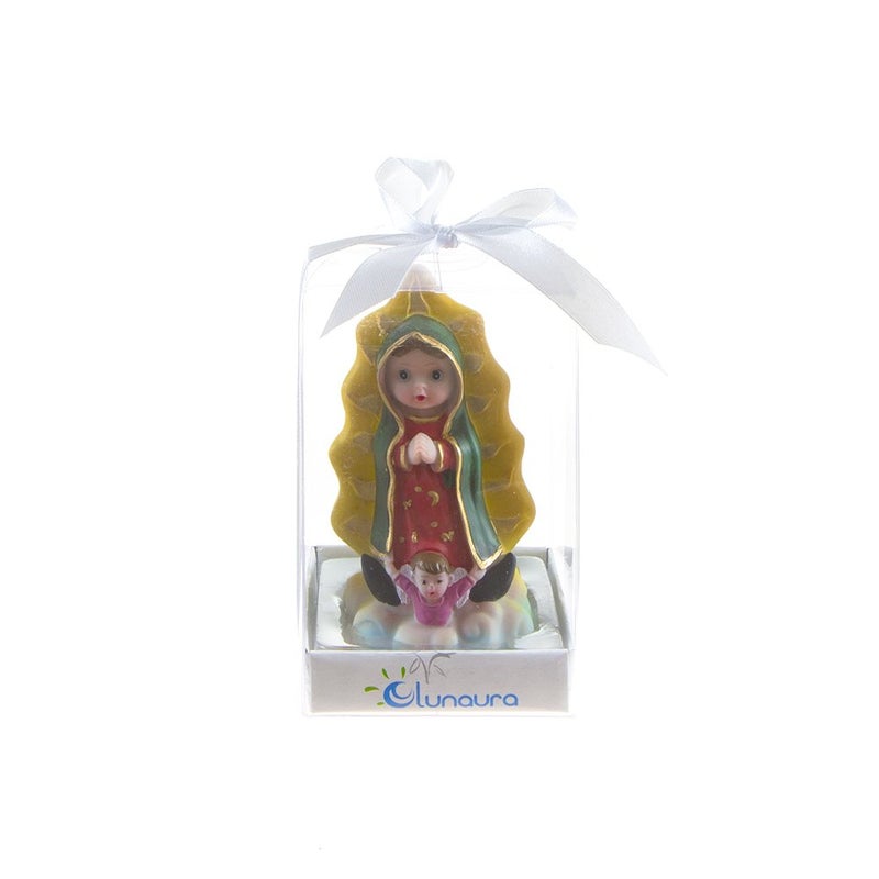 Lunaura Religious Keepsake  Set of 12 Our Lady of Guadalupe Baby Figurine Statue Favors