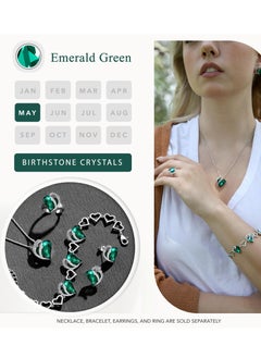 Generic Mother’s Day Gifts for Wife, Necklaces for Women, Infinity Love Heart Pendant with Birthstone Crystals, Silver Plated 18 + 2 inch Chain, Birthday Jewelry for Girlfriend, Mom, & Her  - Image 4