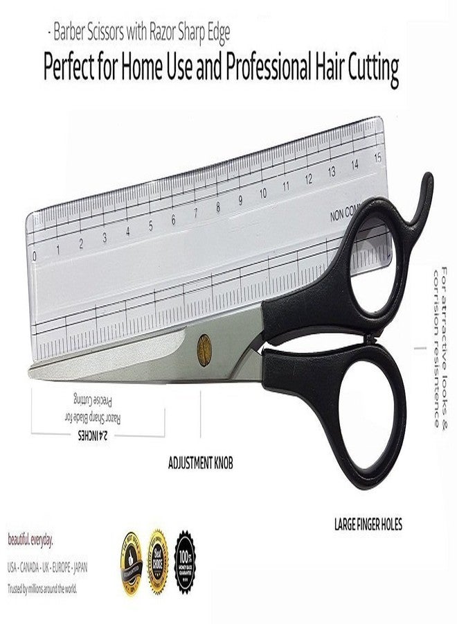 Truvic Stainless Steel Professional Hair Cutting Scissior, 6" - Image 3