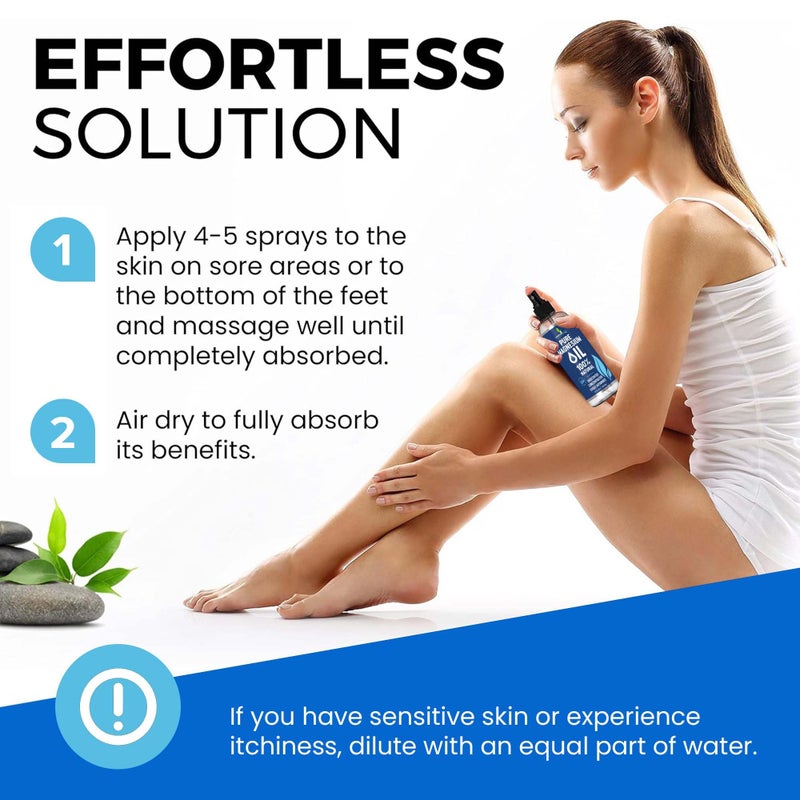 essentiallybased رذاذ زيت المغنيسيوم النقي 12 أونصة - رذاذ مغنيسيوم موضعي للنوم بقوة إضافية - أقل لذع - أقل حكة - زيت طبيعي وعضوي 100% - صنع في الولايات المتحدة - Image 5