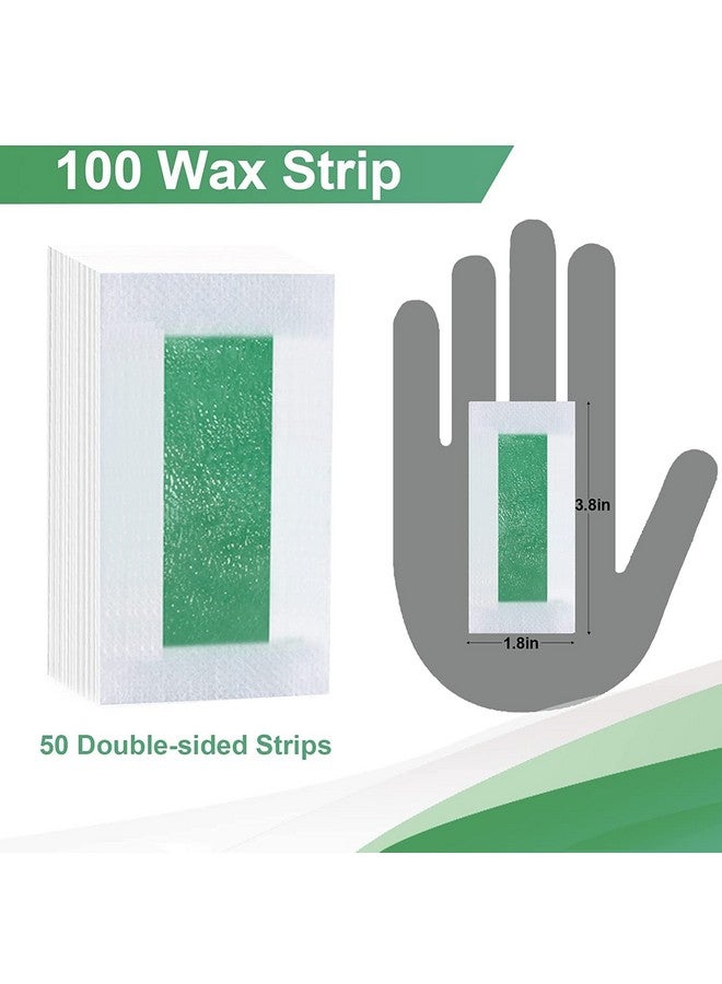 AKADO Hair Removal Ready to Use Cold Waxing Strip Painless & Quick Eyebrows Upper Lip Chin Facial Wax Strips Kit for Gril's and Women's (Ramdom) (Pack Of 10) - Image 5