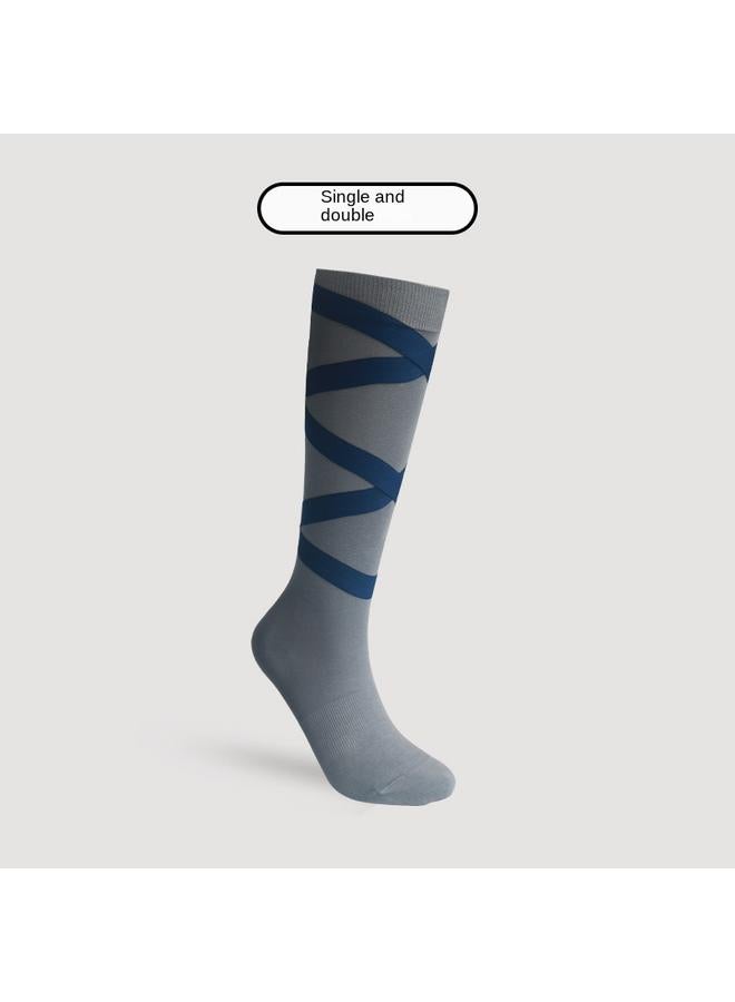 KUYING Sports Yoga Pressure Socks Women's Band Tennis Compression Socks Badminton Rope Skipping Socks Calf Socks Yoga Socks - Image 1