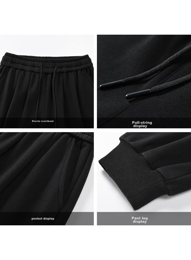 Pull Back بنطلون كاجوال Warrior للرجال، بنطلون رياضي فضفاط برباط قابل للسحب لفصلي الربيع والخريف، بنطلونات متعددة الاستخدامات بتصميم ضيق، رمادي، 4XL - Image 5