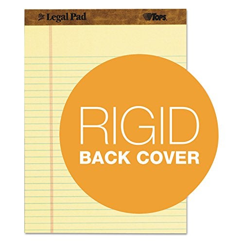 TOPS The Legal Pad Writing Pads, 8-1/2" x 11-3/4", Canary Paper, Legal Rule, 50 Sheets, 3 Pack (75327) - Image 3