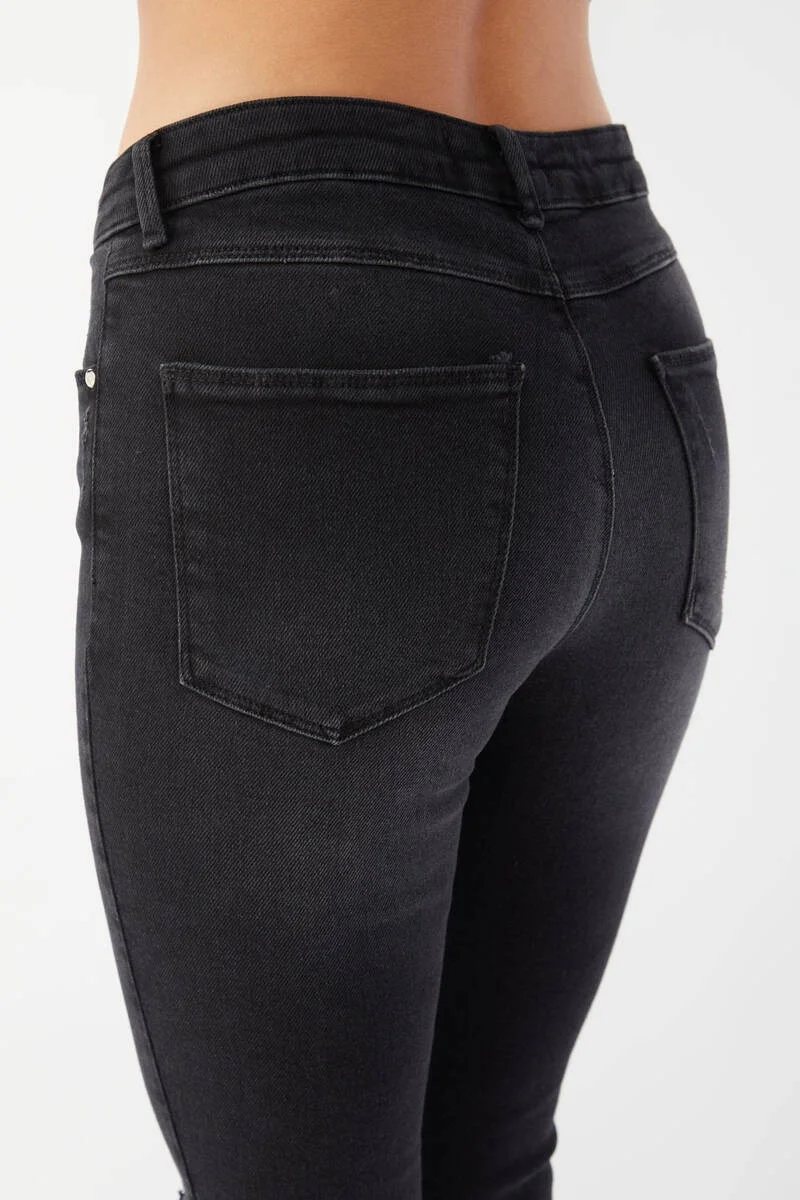 Banny Jeans Women Skinny Fit Flexible Trousers Black