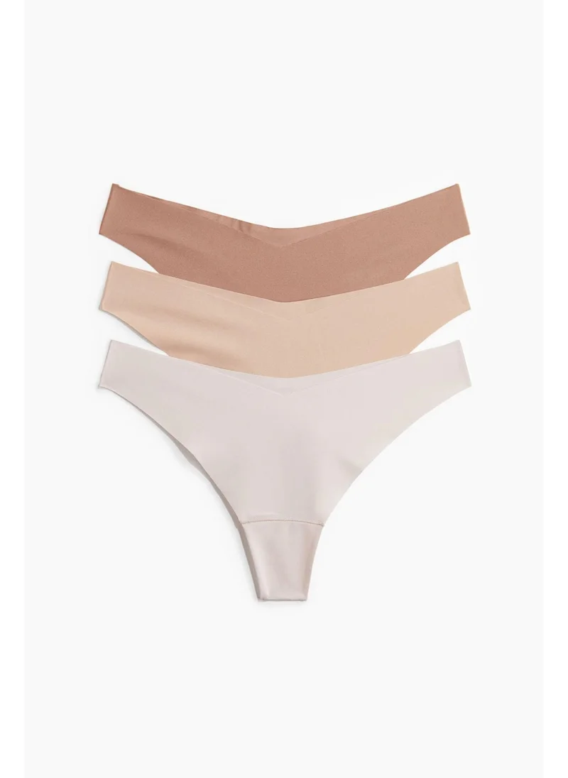 H&M 3-pack invisible thong briefs
