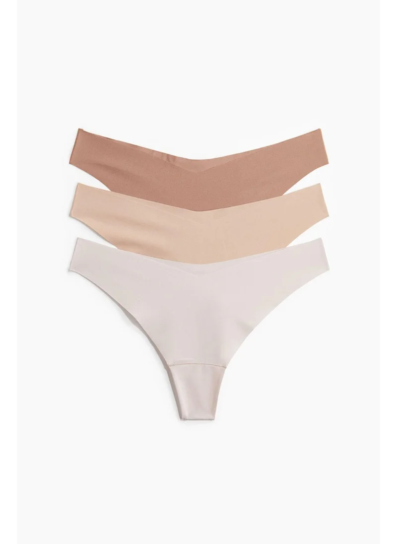 H&M 3-pack invisible thong briefs
