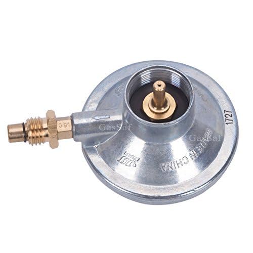 GasSaf Propane Gas Grill Control Valve Table Top Regulator with a 1"-20 Female Throwaway Cylinder Thread Inlet and an Orifice Outlet. - Image 3
