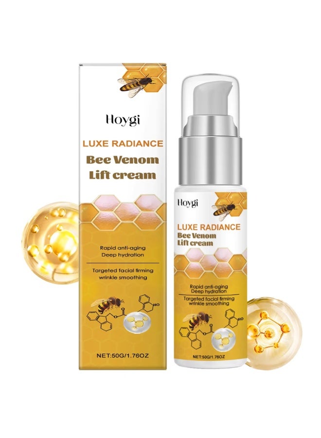 DubaiGallery Hoygi Bee Venom Face Firming Cream Collagen Booster Anti-Wrinkle Lifting Care For Sagging Skin and Fine Lines - Image 1