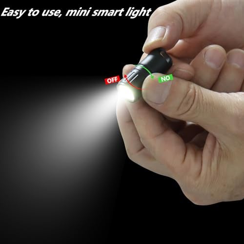 Nitefox e3 Mini Keychain Flashlight Micro Small Keychain Light Bright 100 lumens Protable Pockect Light Key Ring Torch for Everyday Dog Walk Camping Hiking Nice Gift for Parents Friends - Image 2
