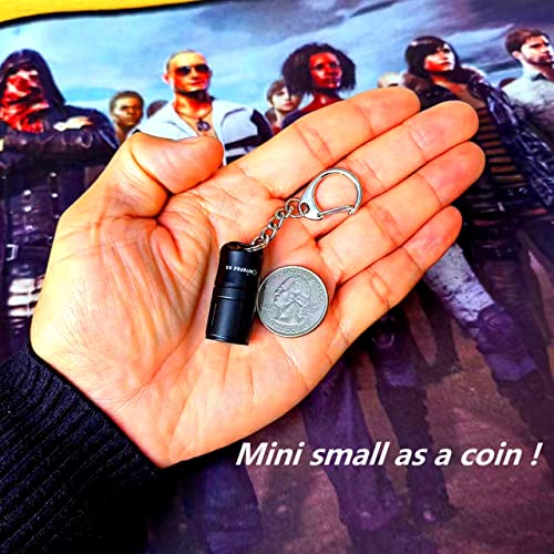 Nitefox e3 Mini Keychain Flashlight Micro Small Keychain Light Bright 100 lumens Protable Pockect Light Key Ring Torch for Everyday Dog Walk Camping Hiking Nice Gift for Parents Friends - Image 3