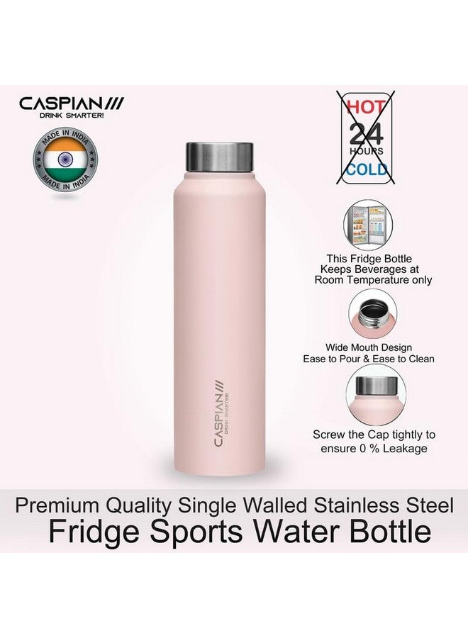 CASPIAN /// Astra Stainless Steel Water Bottle (Mist Green, Light Pink, Sky Blue, 1 Litre, Set of 6)| Leak Proof Thunder for Fridge Home Office Travel School Kids Boys Girls Adults Sports Gym Yoga - Image 3