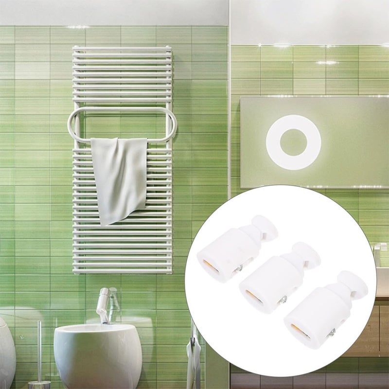 Garneck Plastic Radiator Hooks 3pcs Set Tubular Radiator Towel Hangers Bathroom Heat Resistant Storage Hooks for Bathroom and Kitchen - Image 5