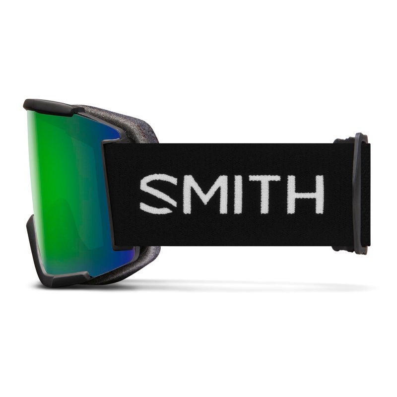 SMITH Squad XL Goggles with ChromaPop Lens â€“ Performance Snowsports Goggles with Replaceable Lens for Skiing & Snowboarding â€“ for Men & Women with Larger Faces â€“ Black + Sun Green Mirror - Image 2