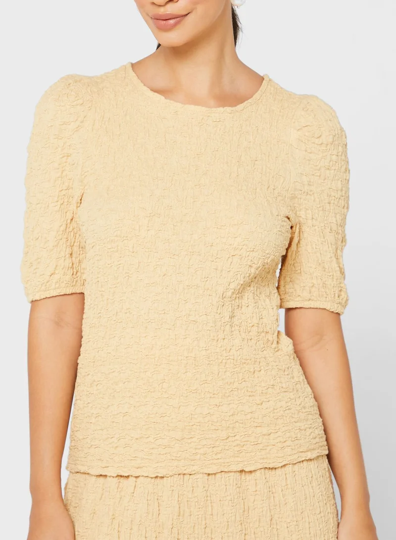 PIECES Puff Sleeve Top