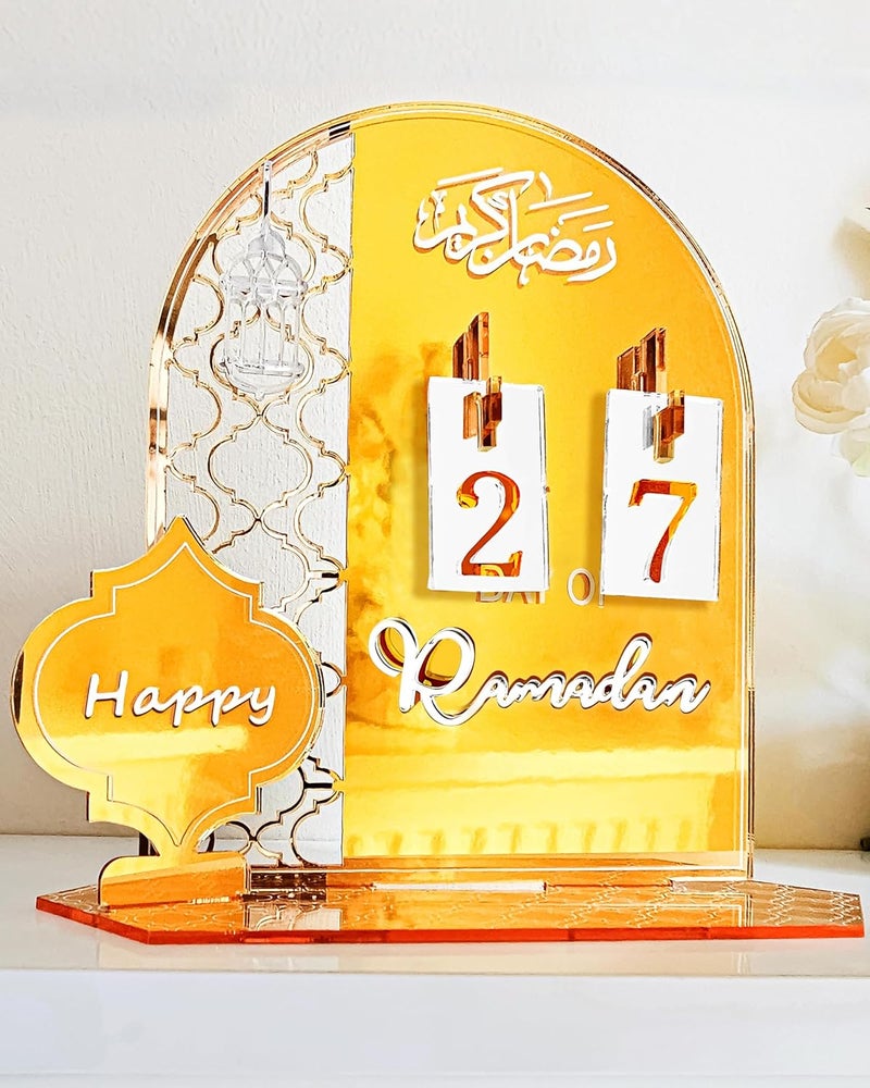 OLEEK Ramadan countdown calendar - Ramadan decorations for home 2026 - Ramdan calendar for kids - ramadan decoration - Ramadan table decor - ramadan calendar countdown - ramadan gifts زينة رمضان كريم - Image 1