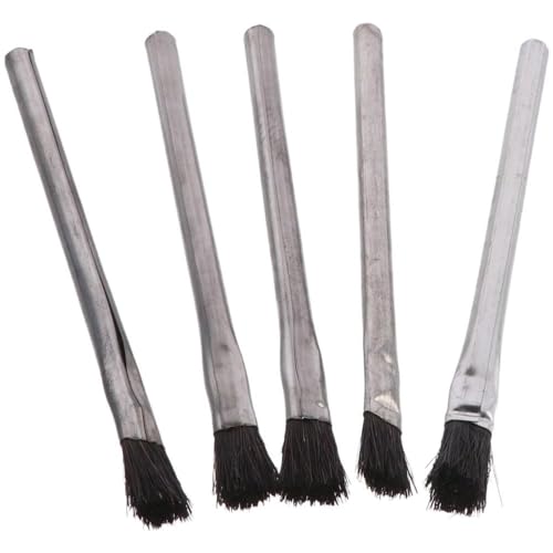 SHUATI Tin Handles Acid Brush Tin Handle Soft Horse Hair Bristles Epoxy Wood Glue Brush Acid Flux Brushes Soldering Woodworking Painting - Image 5