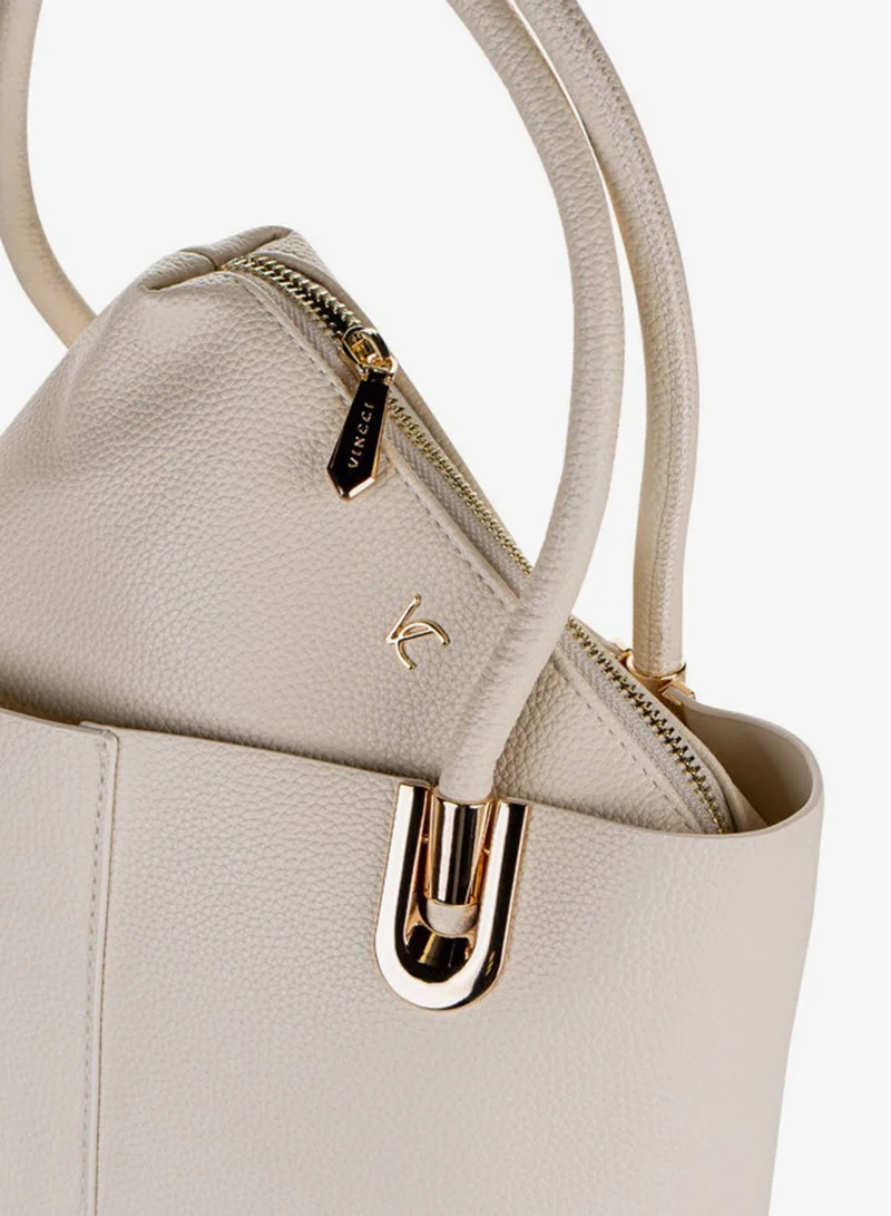 Vincci Beige Women Tote bag for Women | Best Price UAE