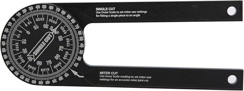Aluminum Alloy Angle Finder Woodworking Protractor Measuring Tool For Carpentry Metalworking - Image 2